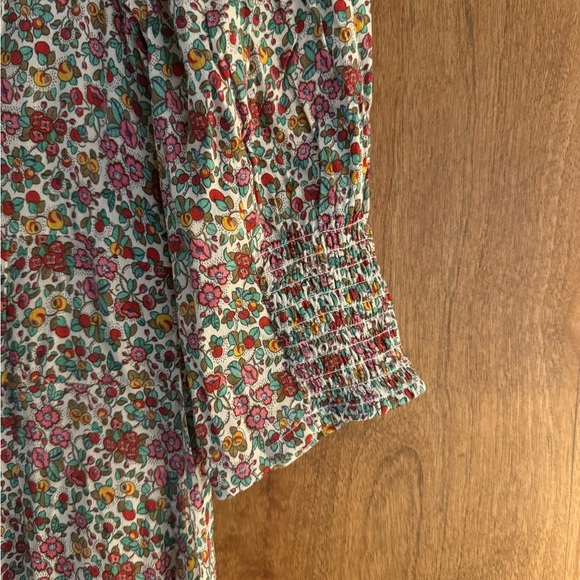 NWOT RIXO Naomi floral-print georgette midi dress XS - Picture 6 of 8